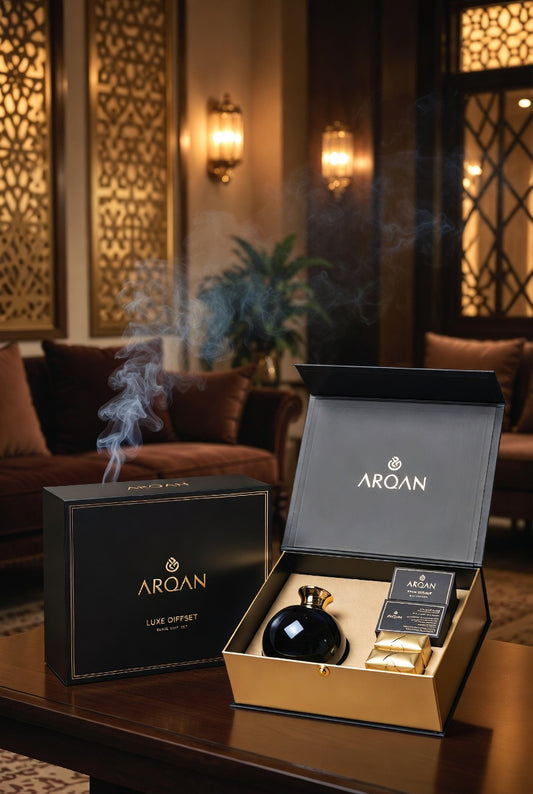 طقم الهدايا الفاخر من أرقان