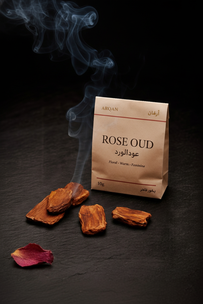 ARQAN Rose Oud Bakhoor — Rose Oud